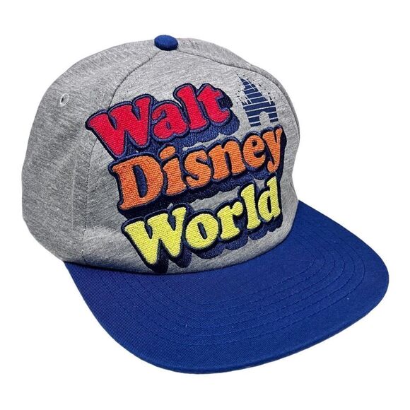Disney Parks Hat Adult Walt Disney World Baseball Cap Retro 1971 Castle Snapback - Picture 1 of 11